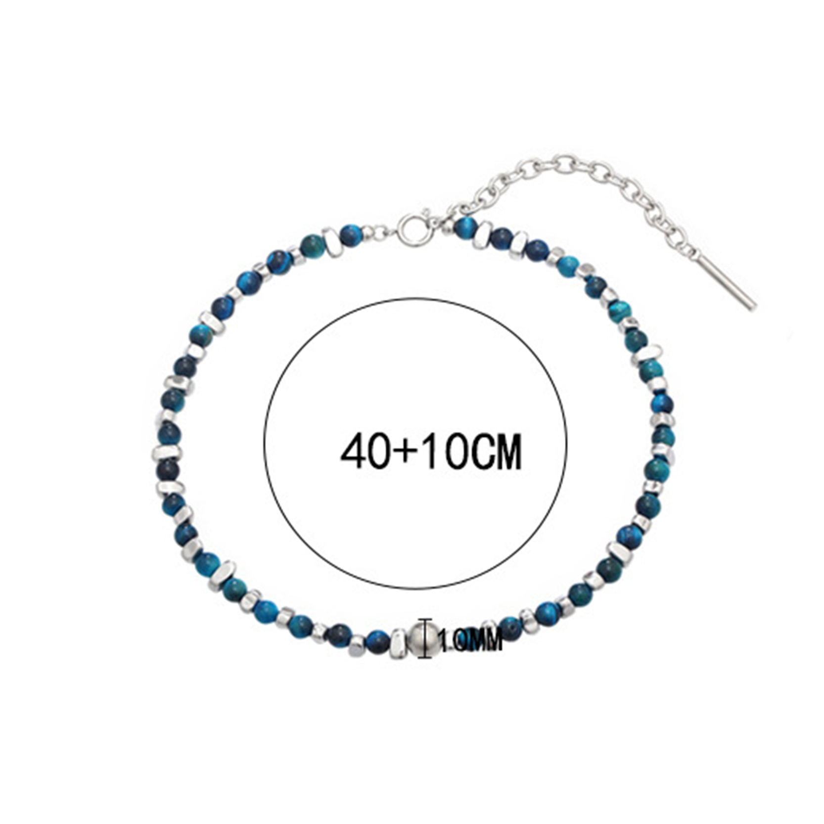 链长40cmx尾链10cmx珠子直径10mm